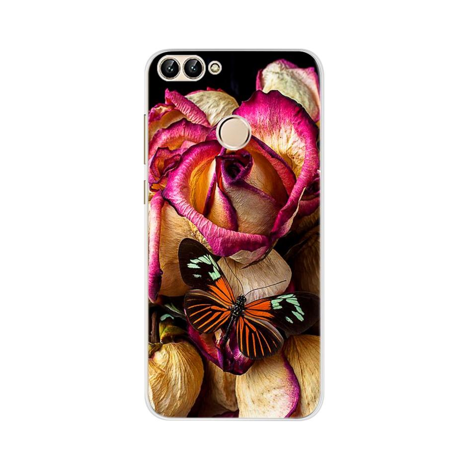 For Huawei P Smart 5.65inch Case Cute TPU Soft Silicone Back Cover Phone Case For Huawei P Smart 2018 FIG-LX1 PSmart Case