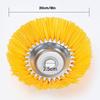 Landscaping Weeding Machine Nylon Wheels Weed Remover Tool Rotary Weed Brush Joint  Power Universal Grass Trimmer Head