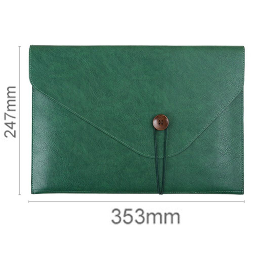 Business File Folder Waterproof Document Handbag Notebook Case Leather A4 Document Bag  Office