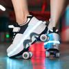 Men's/Women's /Kids Roller Roller Shoes 4-wheel Deformation Shoes Roller Skates Adult Rechargeable LuminousSkating Shoes