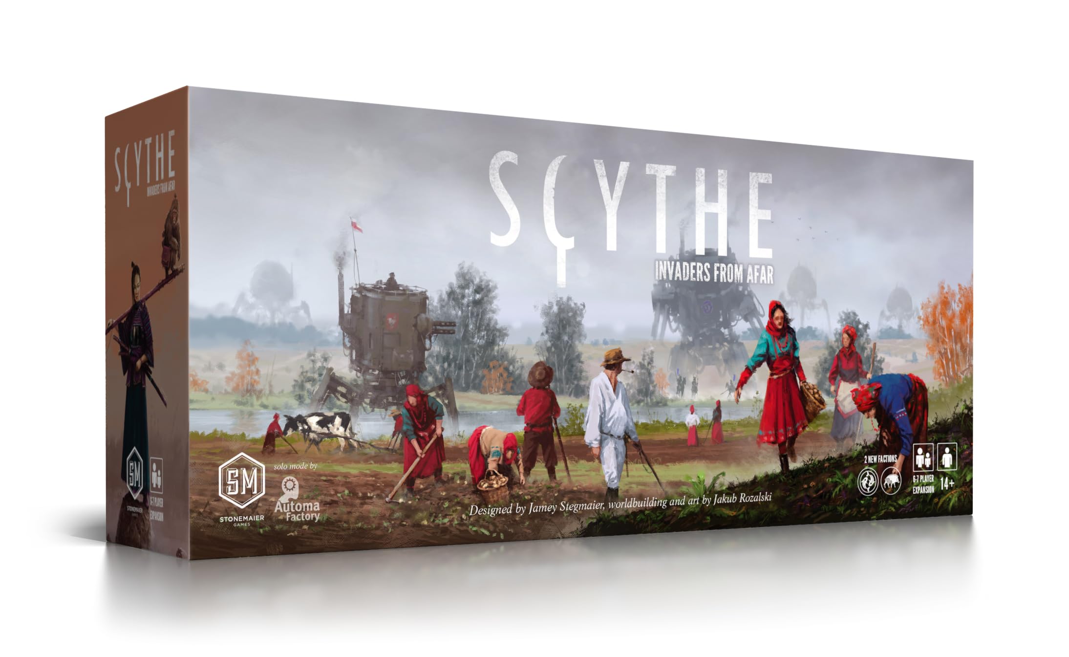 Stonemaier Games Scythe: Дополнение «Пришельцы издалека» (Требуется Scythe) 1-7 игроков, 90-140 минут игрового времени, возраст 14+