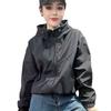 Women's Zip Up Hooded Jacket in Multiple Colors