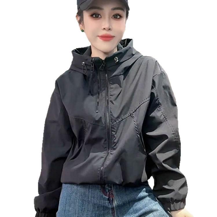 Women's Zip Up Hooded Jacket in Multiple Colors