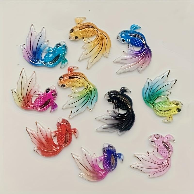 

10pcs Random Color Aquarium Decorations, Artificial Goldfish Fish Tank Landscaping Ornaments