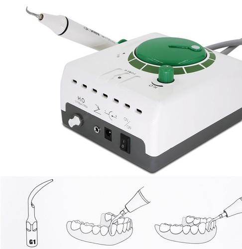 Elektryczny ultradźwiękowy skaler dentystyczny do czyszczenia zębów kamienia nazębnego osadu Zestaw z 5 sztukami końcówek czyszczących
