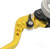 Motorcycle 7/8" 22mm Handlebar Clutch Brake Levers Master Cylinder Reservoir Set