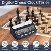 Professional Chess Clock Digital Timer Multipurpose Portable Chess Timer Game Timer Chess Competition Game Stopwatch Delay Bonus