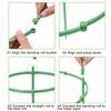 2-layer Plant Support Pile Support Frame For Tomato Plant Climbing Support Rack Round Climbing Vines Cucumber Stake Holder