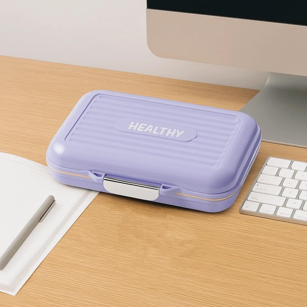 Large Capacity Portable Pill Container Sealed Pill Storage Box 7 Day Pill Box  Travel