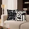 1pc Modern Barber Pole & Barber Chair Throw Pillow Cover Suitable for Living Room Sofa, Zippered Decorative Cushion Case 17.7x17.7"
