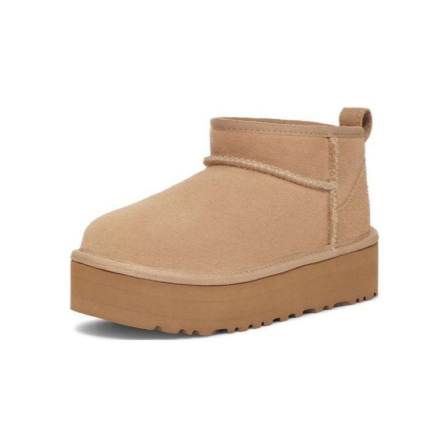 UGG Klasické Ultra Mini Platformové Čižmy Detské Sand Detské Tenisky Hnedé 1157791K-SAN