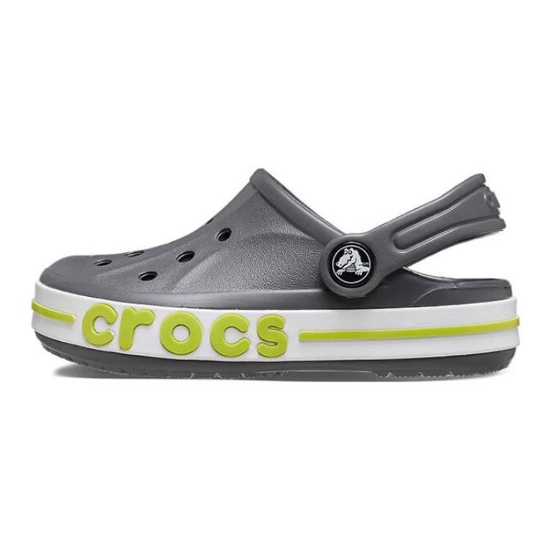 

Crocs casual and comfortable non-slip and wear-resistant children s slippers in grey children s model 24-25 серый
