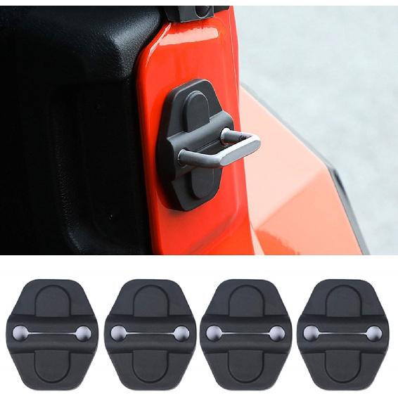 

YOCTM Door Lock Decoration Cover for 2018-2026 Jeep Wrangler JL JLU 4XE Unlimited Sahara Sports Rubicon Gladiator JT Door Lock Cover Parts 2Door