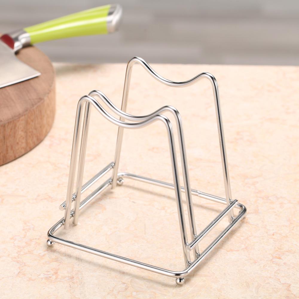 Stainless Steel Cutting Board Holder Chopping Board Stand Rack Kitchen Household Organizer
