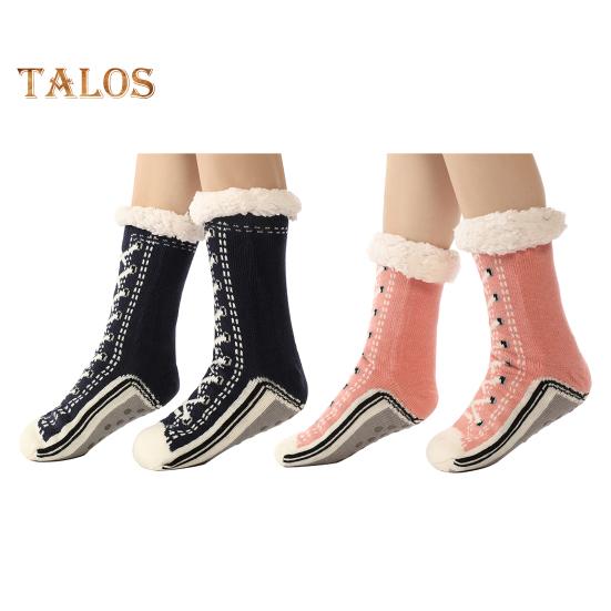 

Ультра-толстые носки-тапочки, противоскользящие кашемировые зимние носки, теплые домашние носки-тапочки, подарок для женщин и пожилых людей B