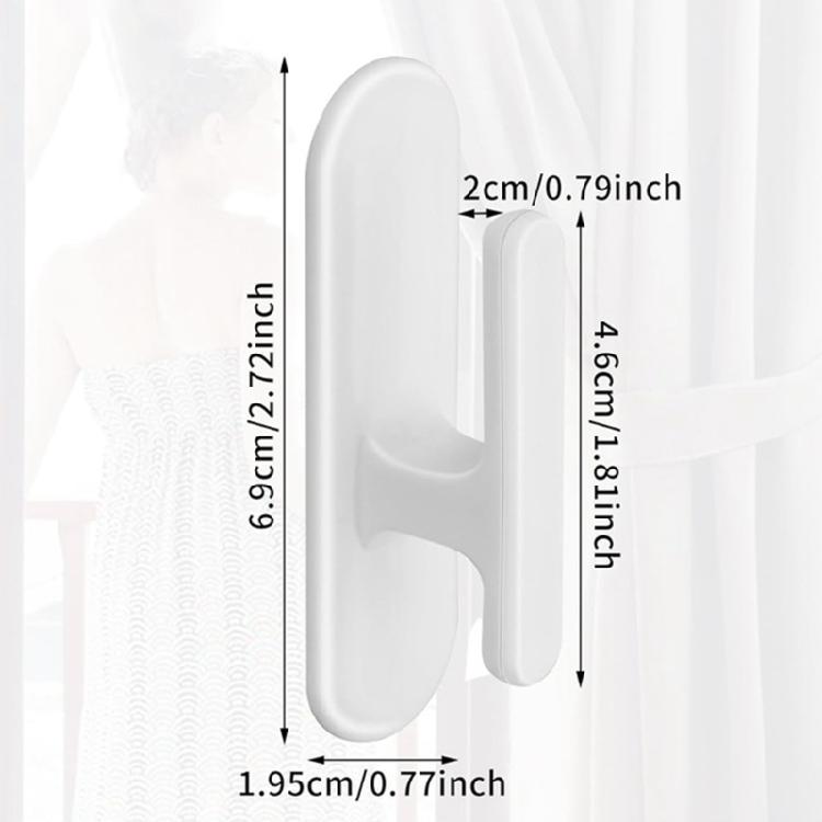 4 Pieces Blind Cord Winding Safety Blind Cord Hooks Blind Cord Holder Adhesive Wall Hook Wrap Cleats Baby Proofing