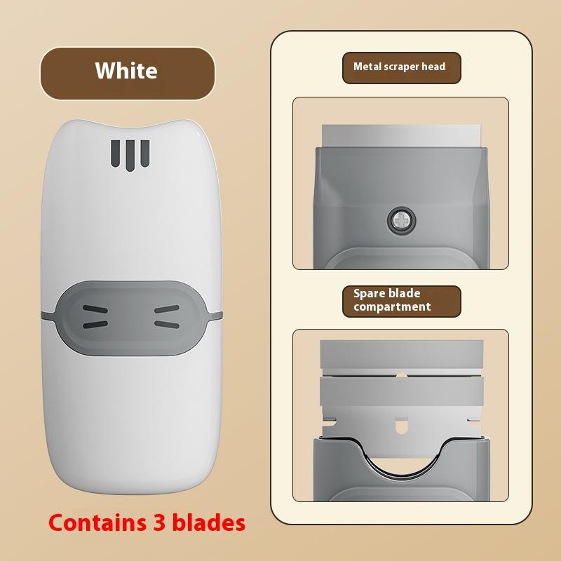 

Nail Art Stamping Scraper Multifunctional Cleaning And Glue Removal Spatula Nail Printing Template Tool белый