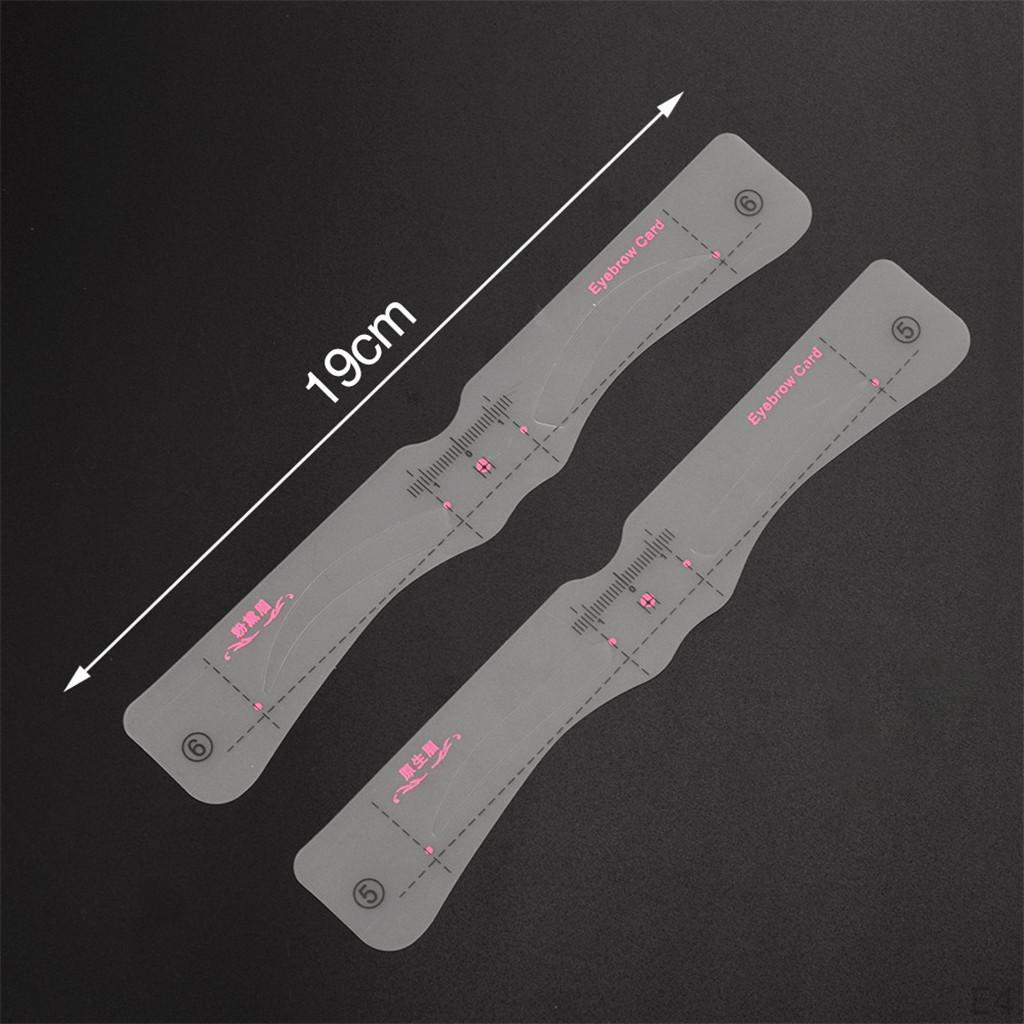 12PCS Eye Makeup Template DIY Eyebrow Shaping Stencil Beauty Kit