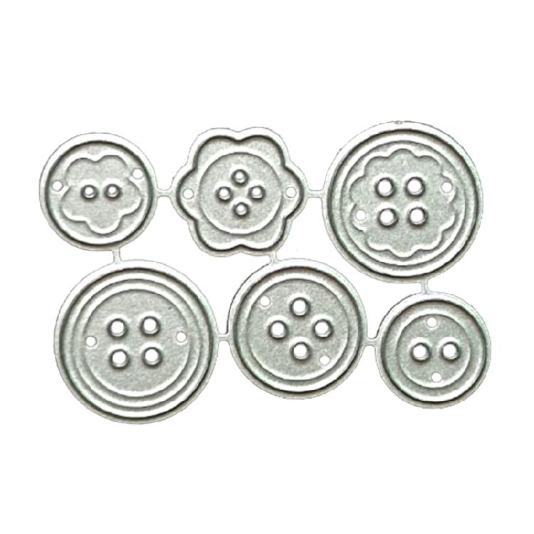 

Button Cutting Dies Metal Stencil Template Mold Home School Supplies 1