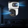 Binocular surveillance camera home HD network dual lens camera