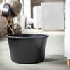 KADAX Construction Bucket Construction Bucket Mortar Bucket Concrete 90L Round Bowl