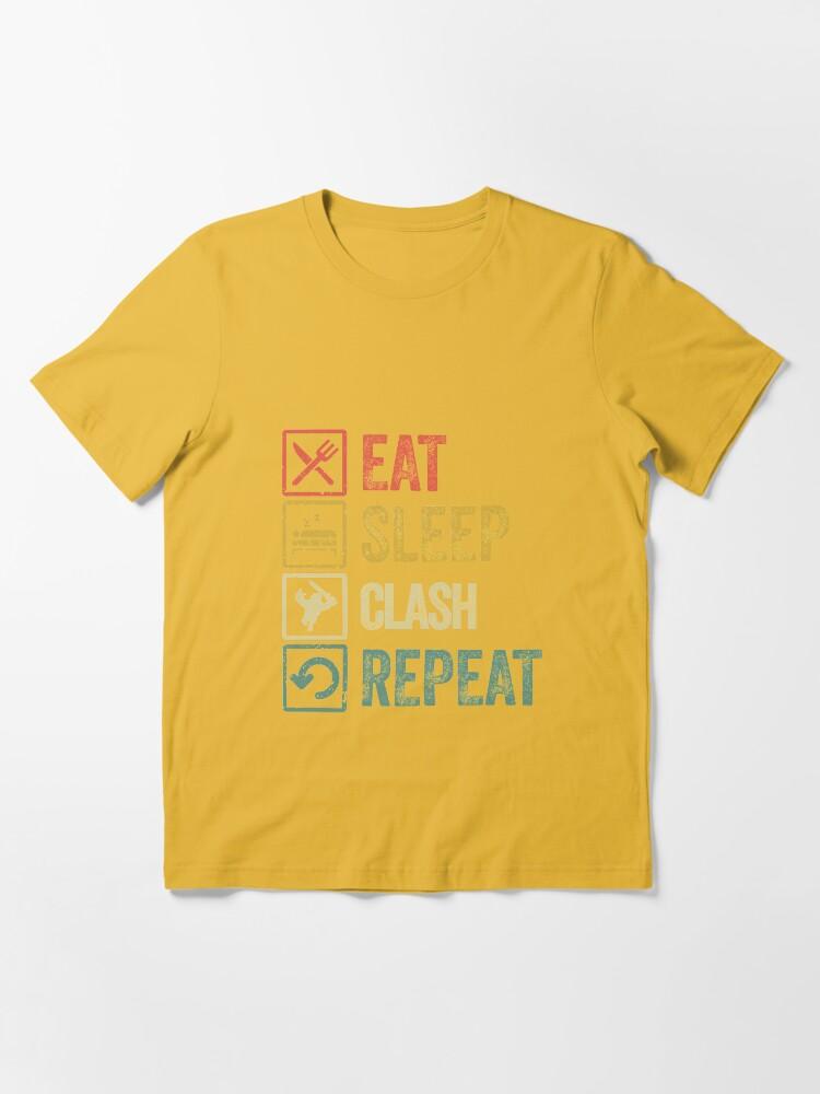 The Clash Funny eat sleep clash repeat retro vintage Essential T-Shirt
