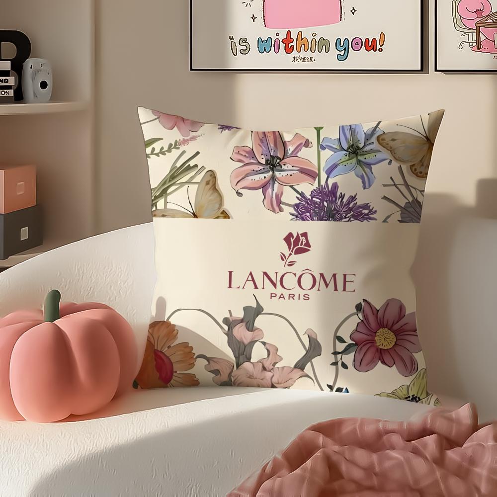 

Fashion Pattern LLLancome Cushion Cover Pillowcase Short Plush Invisible zipper Room Sofa Cushion Cover 30X30cm