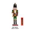 Einzelhandel 30cm Antikes Muster Weihnachts-Soldat Nussknacker-Puppen Traditionelle Weihnachten Dekoration