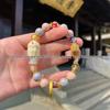 Green Tara Luck-Turning Ash Glazed Porcelain Bracelet