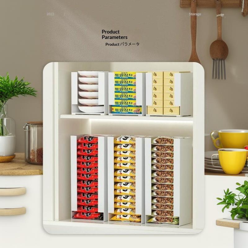 Scatola Multifunzione per Ramen Istantanei Organizer da Cucina per Tazze di Ramen Perfetta per l'Organizzazione della Dispensa Conservazione Alimentare