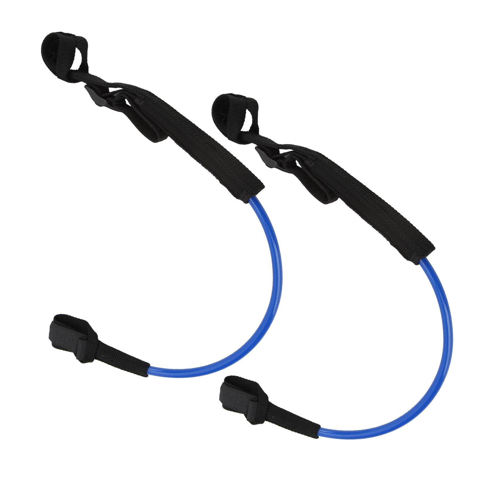 2Pcs Surf Leash 22‑28in   Straight Surfboard Leash Tensile Resistance Surf Board Leg Rope