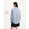 Hotwind Women's Striped Embroidered Long Sleeve Shirt