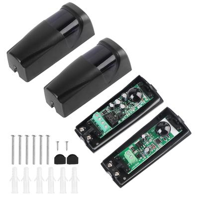 For Automatic Gate Car Motorcycle Accessories Detector Battery Powered Photocell Infrared Sensor 12-24V AC/DC Barrier Garage Infrared Detector Sensor