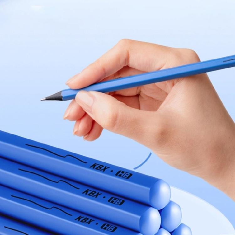 10PCS Hexagonal Grip Wooden Writing Pencils Wood Writing Pencils for Student Sketching Drawing School Office Supplies