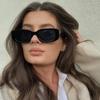 Vintage Square Sunglasses for Woman Luxury Brand Small Rectangle Sun Glasses Female Gradient Clear Mirror UV400 Eyeglasses