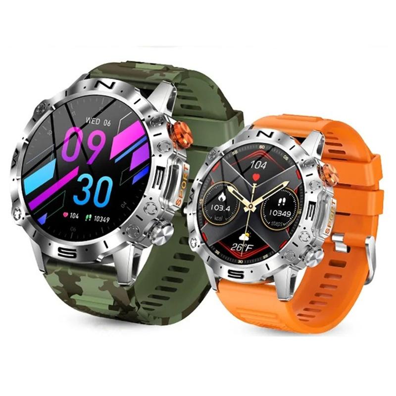 Smart Watch K59 AMOLED Large Screen Men Outdoor Sport Wriswatch Bluetooth Call Smartwatch 360mAh Long Standby Fitness Bracelet