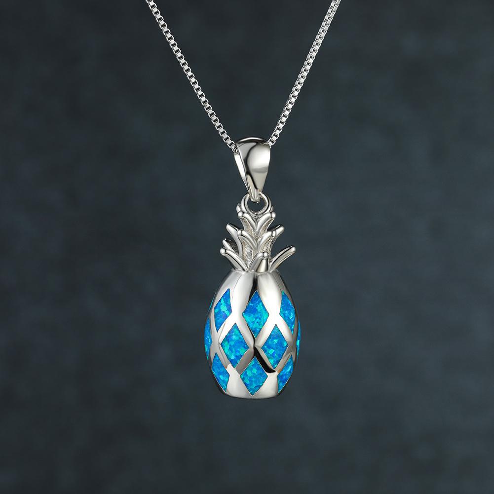 Neue Ananas-Halskette für Damen Vielseitiger europäischer und amerikanischer Stil Mode Koreanische Version Minimalistisch