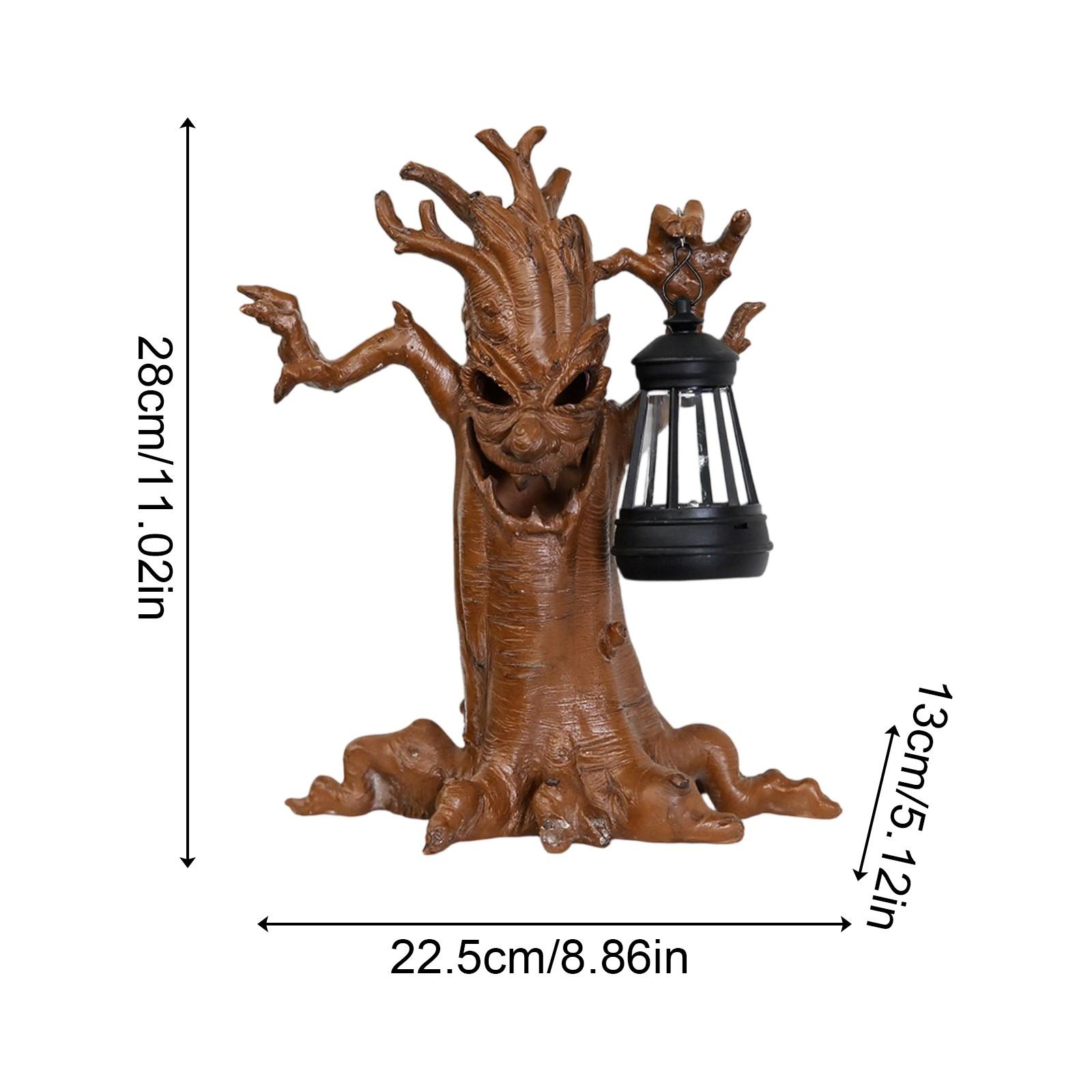 

Хэллоуин Дерево Украшение Солнечный Ручной Фонарь Фестиваль Атмосфера Ужаса Сцена Украшение Дерево Украшение One Size