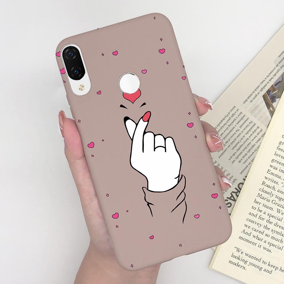For Huawei Nova 3i Nova4 Case Shockproof Matte Cute Cartoon Soft Silicone Phone Back Cover For Huawei P Smart Plus Nova 3i Coque