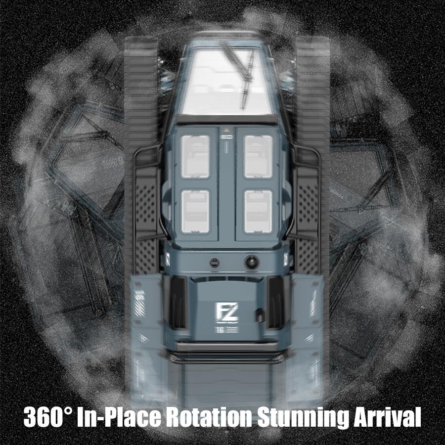 C8812/ C8812 MAX LED Light Full Scale Tracked Tank Simulation Model Toy RC Car Drift Remote Control Off-Road Vehicle for Kids