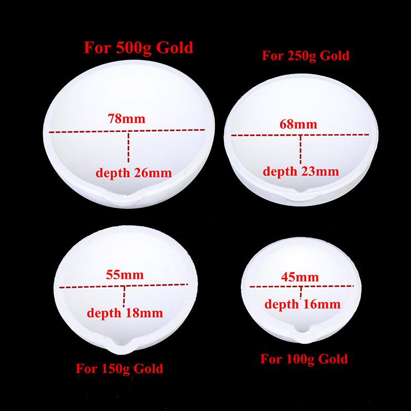 Høy temperatur kvarts silika smeltedigel for gull sølv smykker verktøy