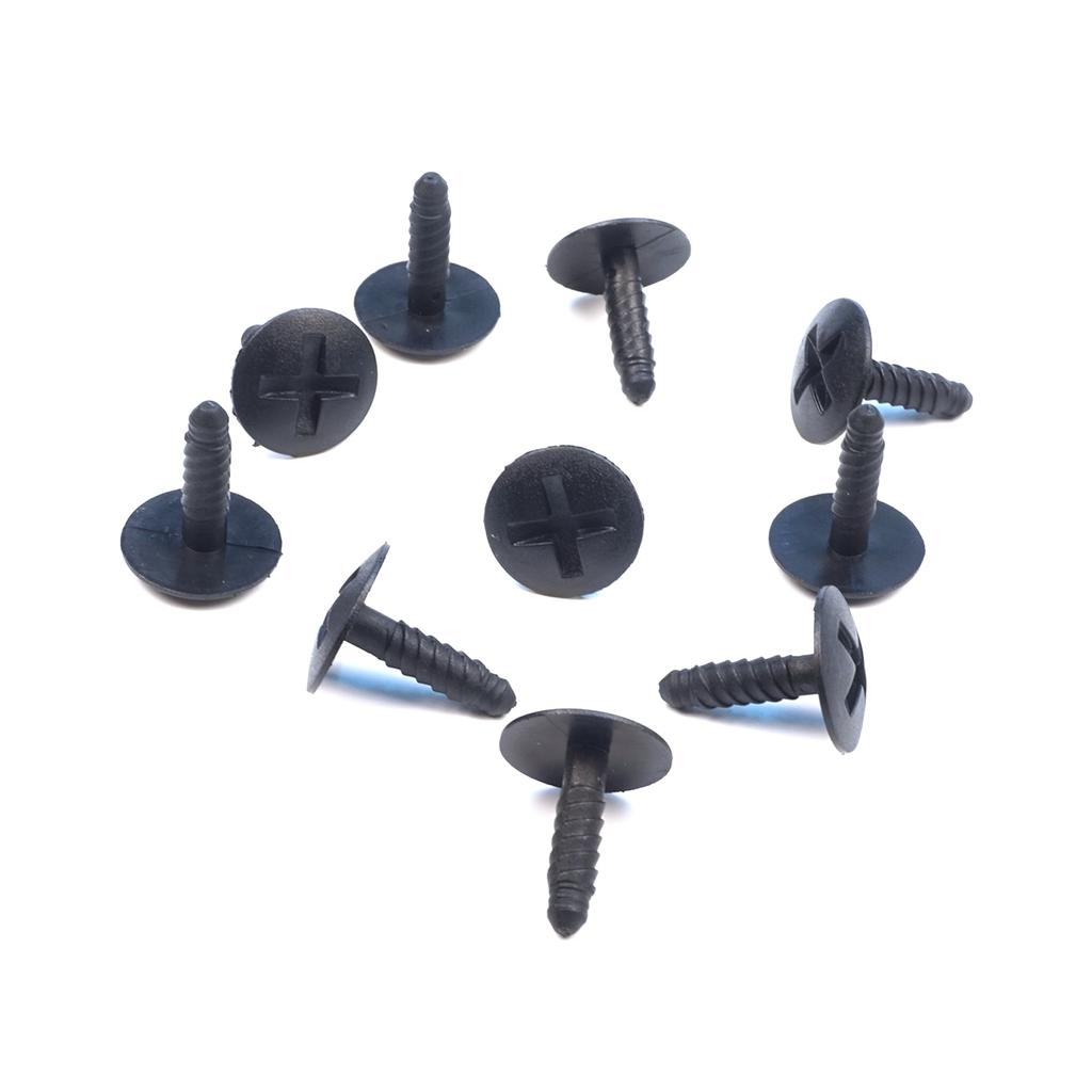 ECF41 10 Pieces Headlight Screw In Retainer Black for VW 7H0915450