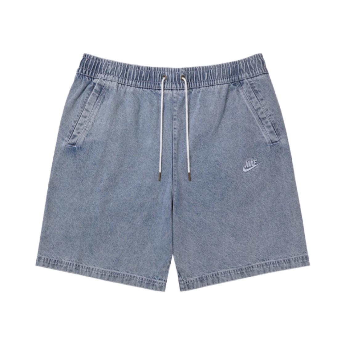 Nike Sportswear Fashion Simple Beautiful Solid Color Denim Shorts Men shorts Denim-Blue IF0622-440 XS