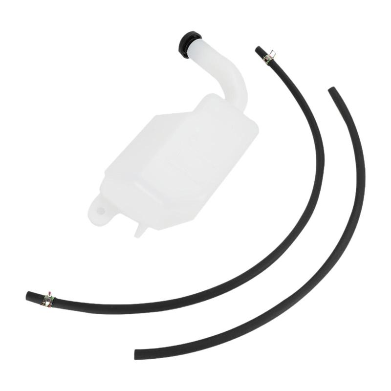 ATV Coolant Radiator Reservoir Tank Expansion Tank Accessories Repair Parts Coolant Bottle with Oil Hose for Ltz400