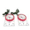 High-Precision Student Compass with Ruler and Luminous North-Seeking Feature for Orienteering