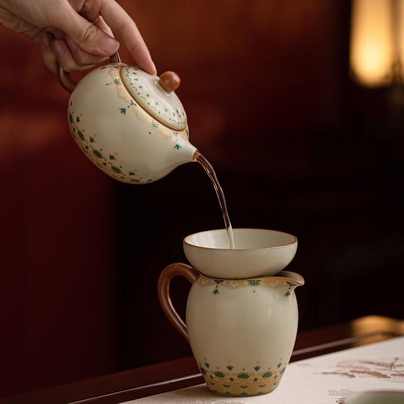 Dunhuang Ru Kiln Xishi Kung Fu Tea Set