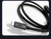 Thunderbolt 5 Type-C Cable: 80Gbps, 16K Display, 240W Charging, Thunderbolt 4 Compatible.