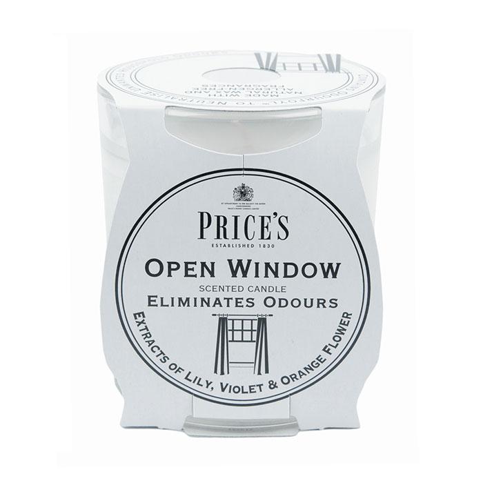 Price's Open Window Scented Jar Candle Lily Violet & Orange Flower