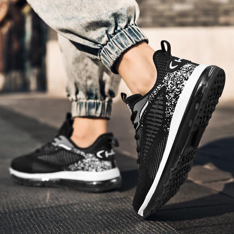 Marathon Men's Shoes 2025 New Summer Mesh Breathable Air Cushion Sports Shoes Ultra-light Shock Absorption Senior High School Entrance Examination Ru