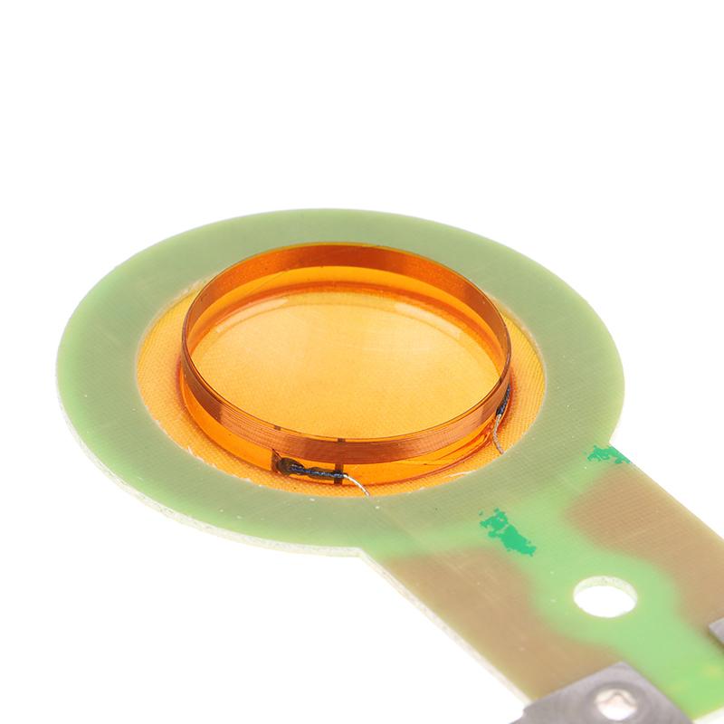 1 Pcs 25.5Mm Tweeters Voice Coil Round Speaker Treble Coil Horn Copper Diaphragm
